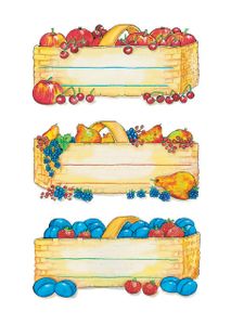 HERMA Kitchen labels 76x35mm fruit baskets 4 sheets etiket 12 stuk(s)