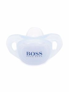 BOSS Kidswear tétine à logo imprimé - Bleu