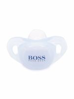 BOSS Kidswear tétine à logo imprimé - Bleu