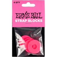 Ernie Ball 5623 Strap Blocks Pink (4 stuks)