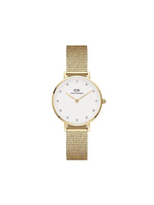 Daniel Wellington montre Petite Pressed Evergold 28 mm - Blanc