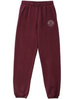 Sporty & Rich pantalon de jogging à logo Connecticut Crest imprimé - Rouge