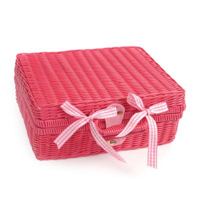 Tidlo picnickset in roze koffer