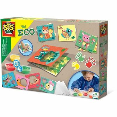 Tekenset SES Creative Eco Finger Paint Cards