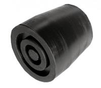 Able 2 Kruk- en stokdoppen 27mm zwart (2 st) - thumbnail