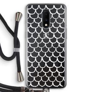 Dakpannetjes: OnePlus 7 Transparant Hoesje met koord