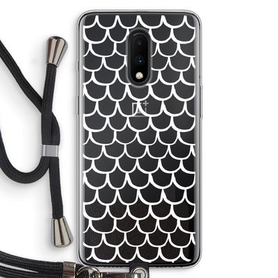 Dakpannetjes: OnePlus 7 Transparant Hoesje met koord