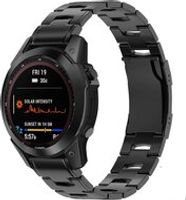 Titanium schakelband - Zwart - Garmin Forerunner 745 / 935 / 945 / 955 / 965 - thumbnail