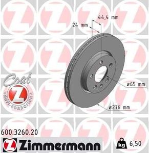 Remschijf COAT Z 600326020