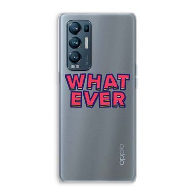 Whatever: Oppo Find X3 Neo Transparant Hoesje
