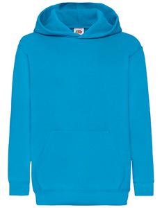 Fruit Of The Loom F421NK Kids´ Classic Hooded Sweat - Azure Blue - 116