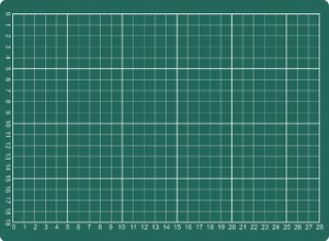 SNIJMAT A4 300X220MM GROEN