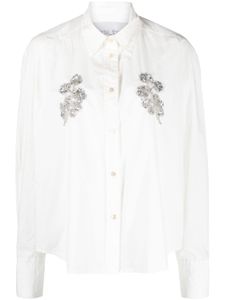 Forte Forte chemise en coton à fleurs - Blanc