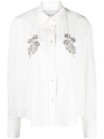 Forte Forte chemise en coton à fleurs - Blanc