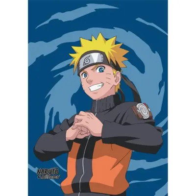 Naruto Fleece plaid blauw 100 x 140 cm - polyester Naruto Fleece plaid blauw 100 x 140 cm - polyester