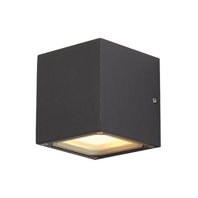 SLV MuurlampSitra Cube Up - Down GX53 antraciet - 232535