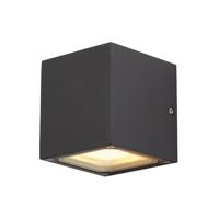 SLV MuurlampSitra Cube Up - Down GX53 antraciet - 232535