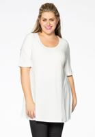 Yoek Tuniek flare | Wit | Maat 54/56