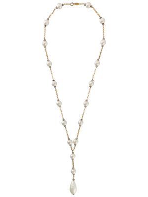 CHANEL Pre-Owned collier orné de perles