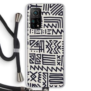 Marrakech print: Xiaomi Mi 10T 5G Transparant Hoesje met koord