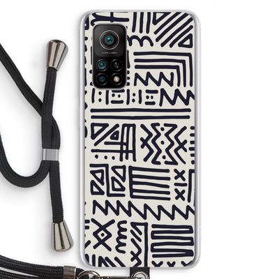 Marrakech print: Xiaomi Mi 10T 5G Transparant Hoesje met koord