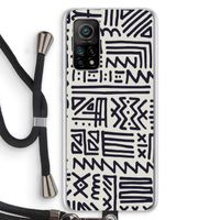 Marrakech print: Xiaomi Mi 10T 5G Transparant Hoesje met koord