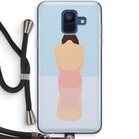 Mirror: Samsung Galaxy A6 (2018) Transparant Hoesje met koord