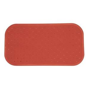 MSV Douche|bad anti-slip mat badkamer - rubber - terracotta - 36 x 65