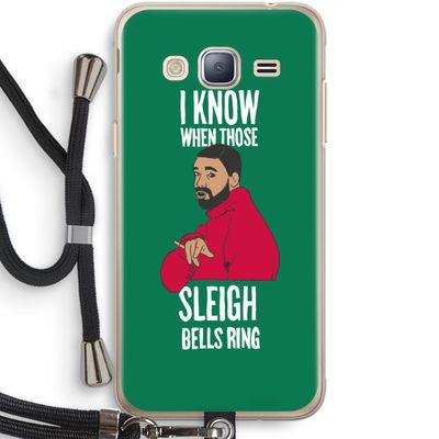 Sleigh Bells Ring: Samsung Galaxy J3 (2016) Transparant Hoesje met koord