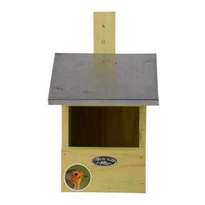Best for birds vogelhuisje - hout - roodborstjes - Tuindecoratie - nestkastje