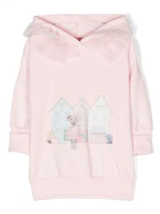 Lapin House robe-sweat à capuche - Rose