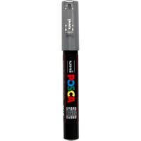 Uni-Posca Posca marker, afm pc-1m, lijndikte 0,7 mm, extra-fijn, zilver, 1 stuk