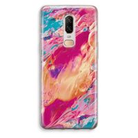 Pastel Echoes: OnePlus 6 Transparant Hoesje