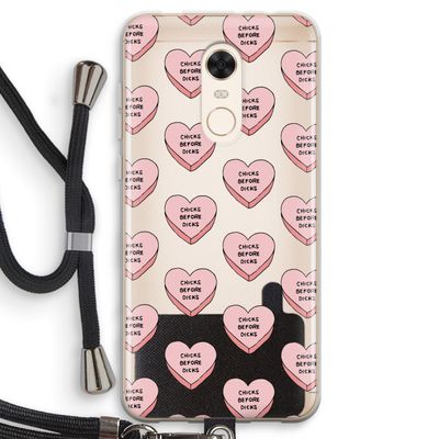Chicks before dicks: Xiaomi Redmi 5 Transparant Hoesje met koord
