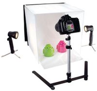 Mini fotostudio incl. meerdere achtergrondkleuren