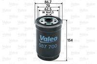 Valeo Brandstoffilter 587700