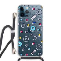 8-bit N°9: iPhone 12 Pro Max Transparant Hoesje met koord