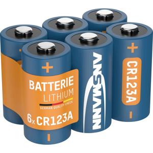 Ansmann CR123 CR123A Fotobatterij Lithium 1375 mAh 3 V 6 stuk(s)