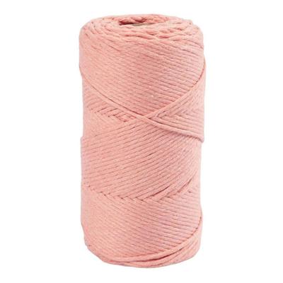 Creativ Company Macrame koord - roze, 198m