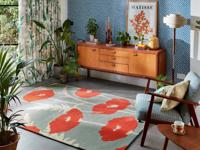 Scion - Poppy Pop Sage Poppy 124800 - 250x350 cm Vloerkleed