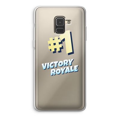Victory Royale: Samsung Galaxy A8 (2018) Transparant Hoesje