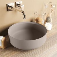 MONDIAZ COSS Waskom solid surface 36cm kleur Smoke / Smoke MONDIAZ COSS Waskom solid surface 36cm kleur Smoke / Smoke