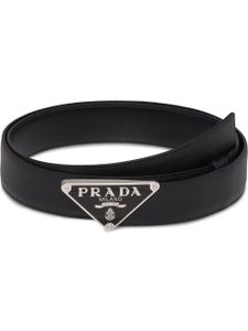 Prada ceinture à logo - Noir