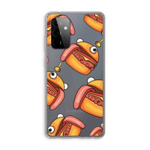 Hamburger: Samsung Galaxy A72 Transparant Hoesje