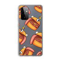 Hamburger: Samsung Galaxy A72 Transparant Hoesje Hamburger: Samsung Galaxy A72 Transparant Hoesje