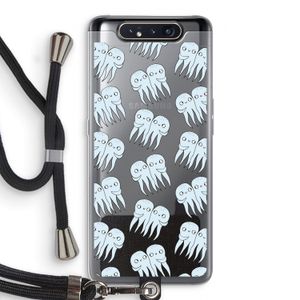 Octopussen: Samsung Galaxy A80 Transparant Hoesje met koord