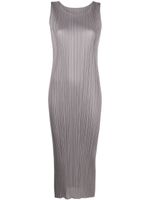 Pleats Please Issey Miyake robe mi-longue Monthly Colors à design plissé - Gris - thumbnail