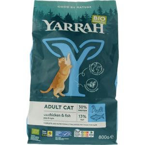 Yarrah Adult kattenvoer met vis bio