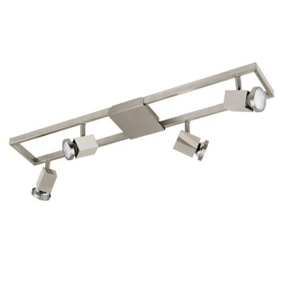 Eglo Led plafondspotZeraco 4-lichts led nikkel mat - 93678