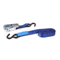 Little Jumbo Spanband zwarte S-haken met ratel 25mm x 5m blauw - 1825086000